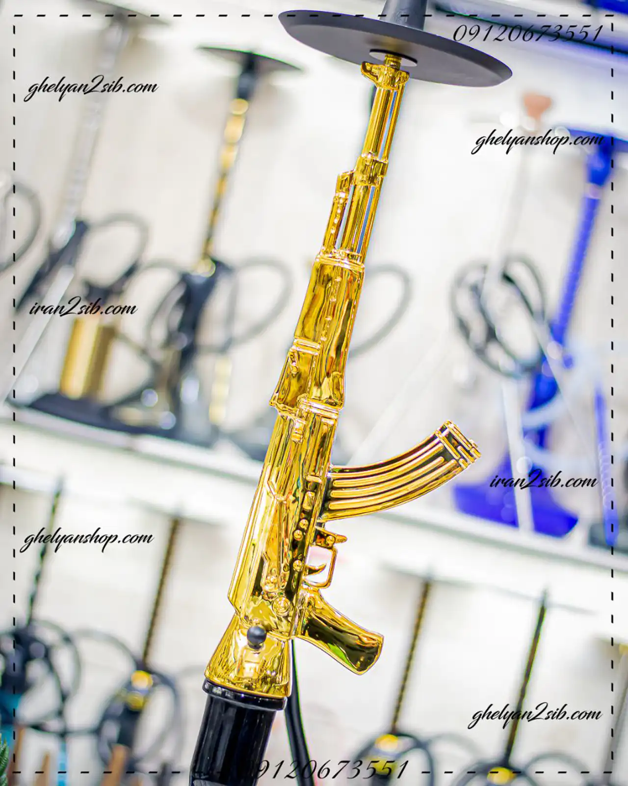 قلیان مدل اسلحه + شیک ترین و خاص ترین مدل های قلیان مدل اسلحه