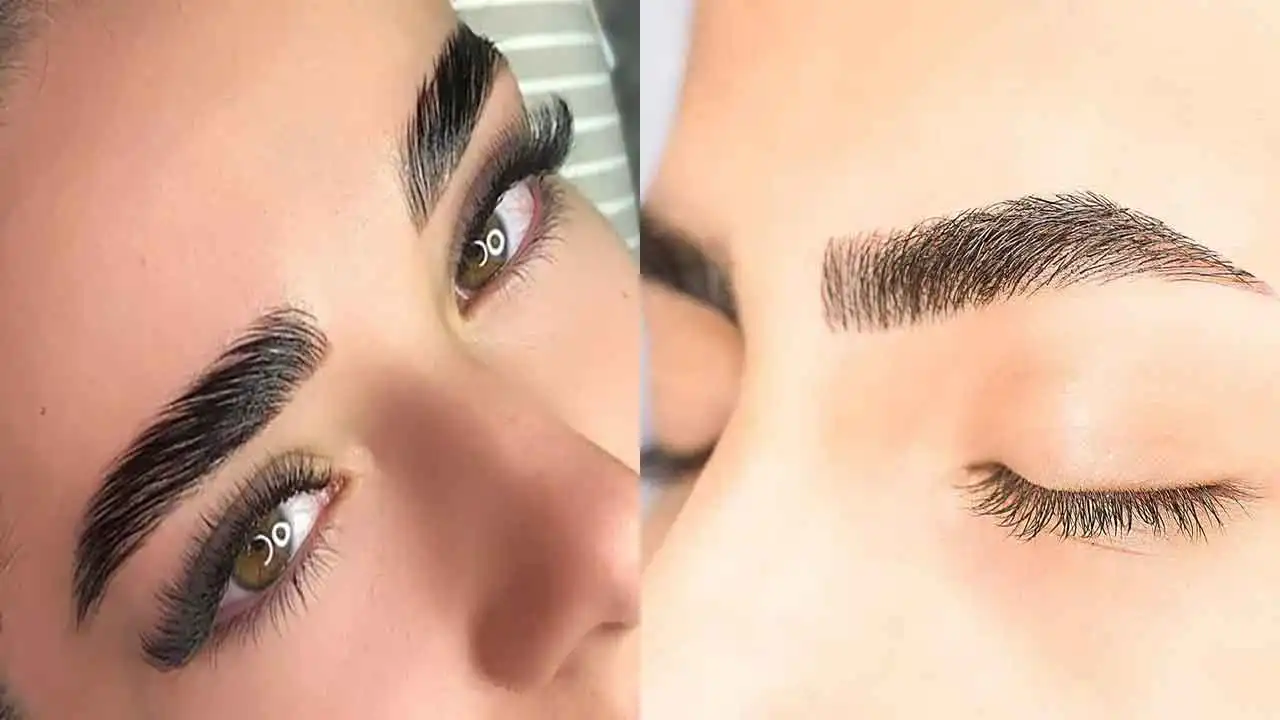 مدل حنا ابرو + رنگ کردن و فرم‌دهی به ابروها با استفاده از حنا