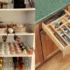 چیدمان لوازم آشپزخانه کابینت با ترفندهای نظم‌دهی عالی برای دسترسی سریع به وسایل