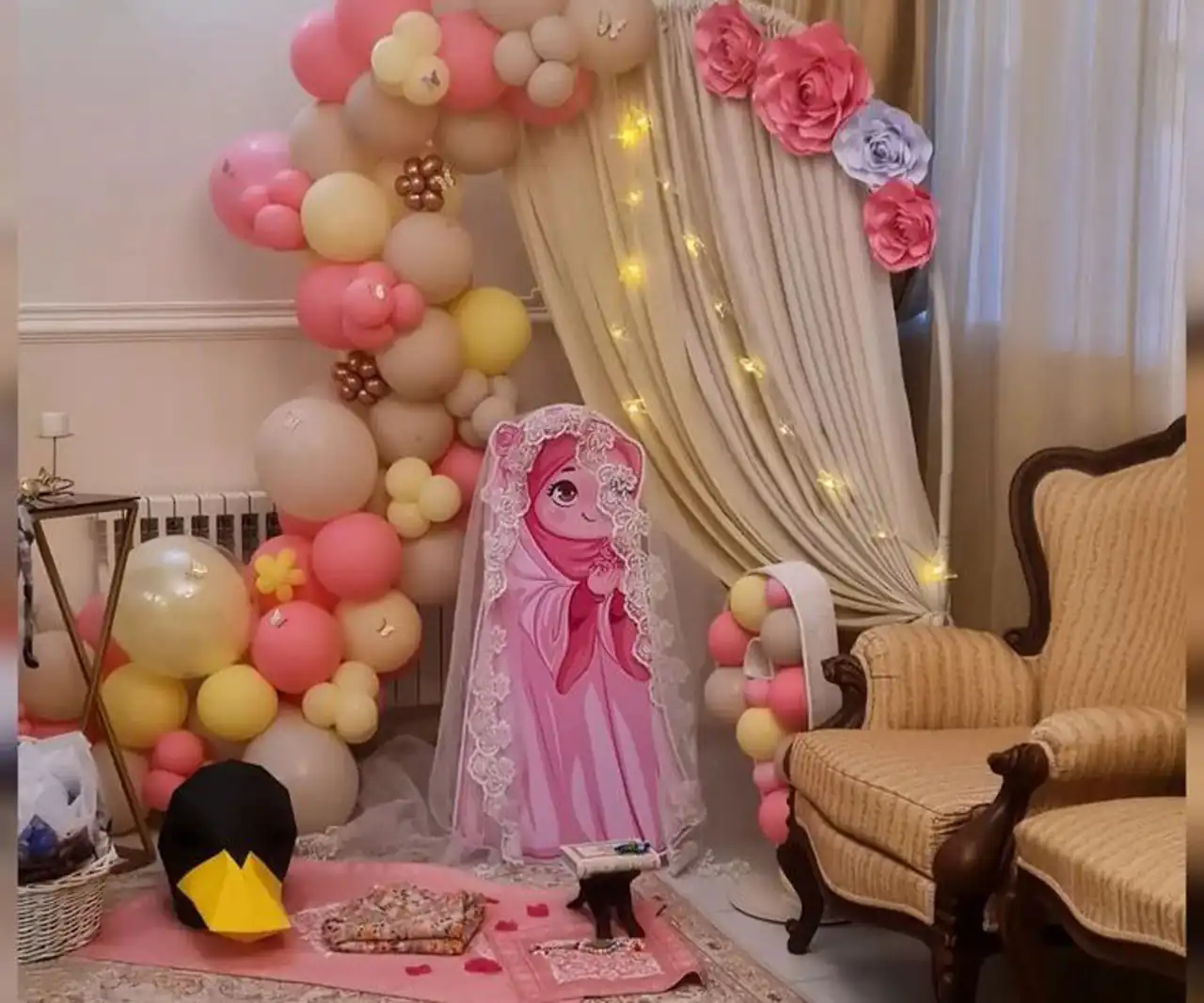 دیزاین جشن تکلیف راهنمای کامل چیدمان معنوی زیبا و به یاد ماندنی برای دختران