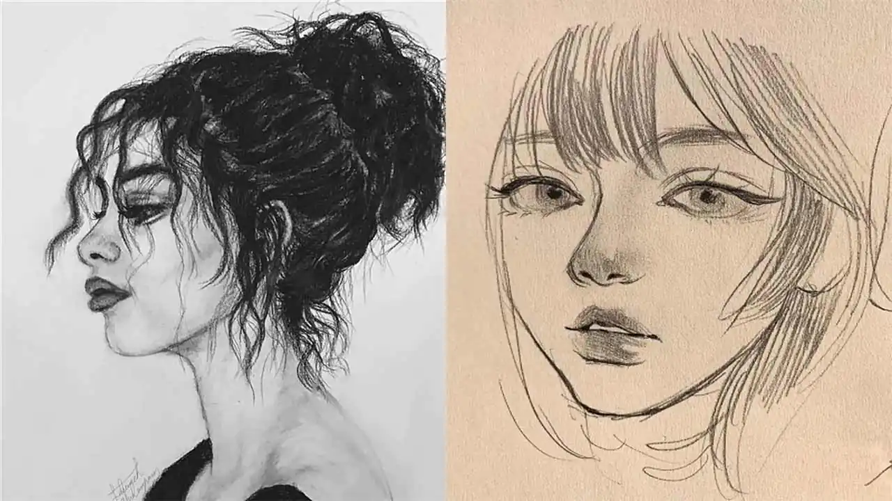 ایده نقاشی چهره پینترستی الهام بخش خلق اثاری هنری و خلاقانه با سبکی بی نظیر
