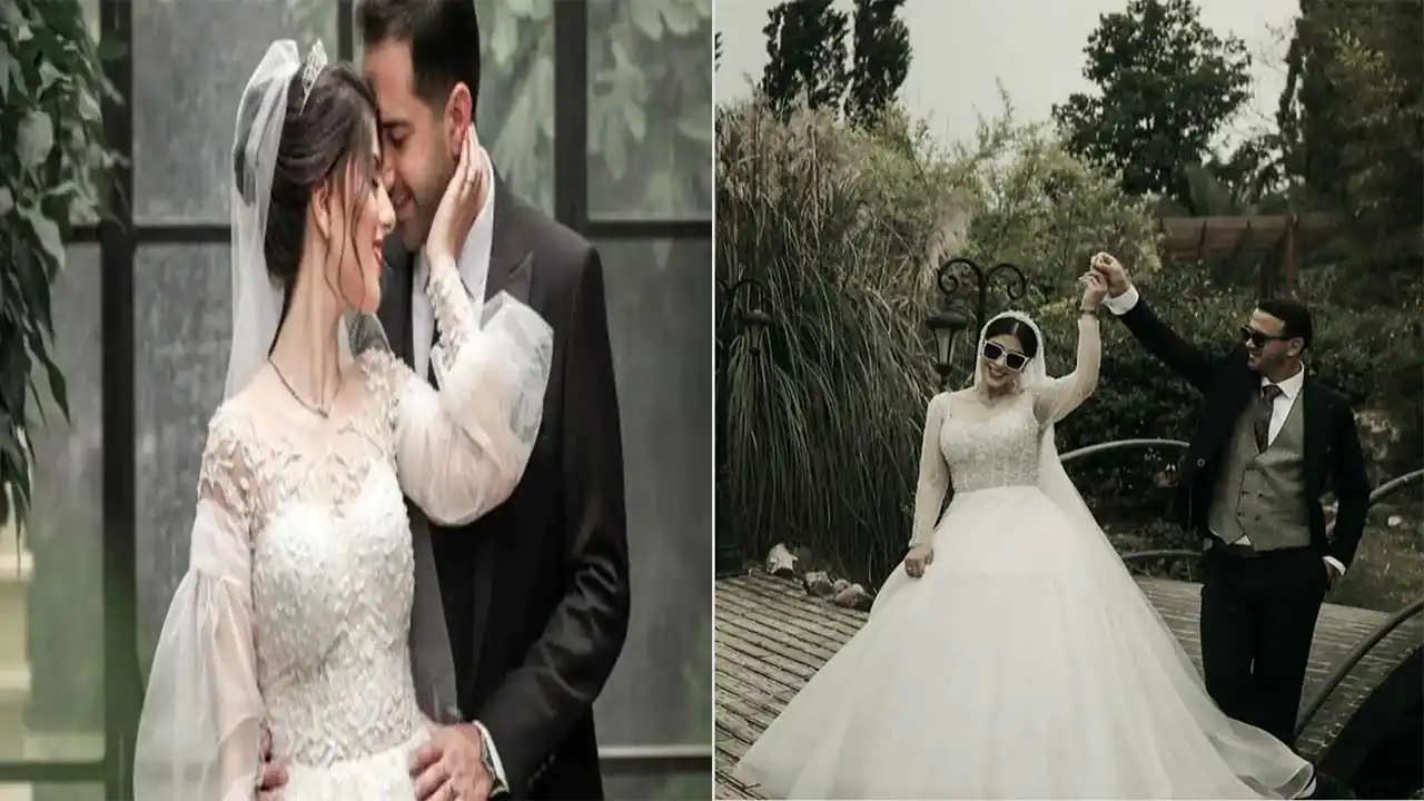 مدل عکس عروس و داماد با ژست‌های طبیعی و عاشقانه برای ثبت ماندگارترین لحظات
