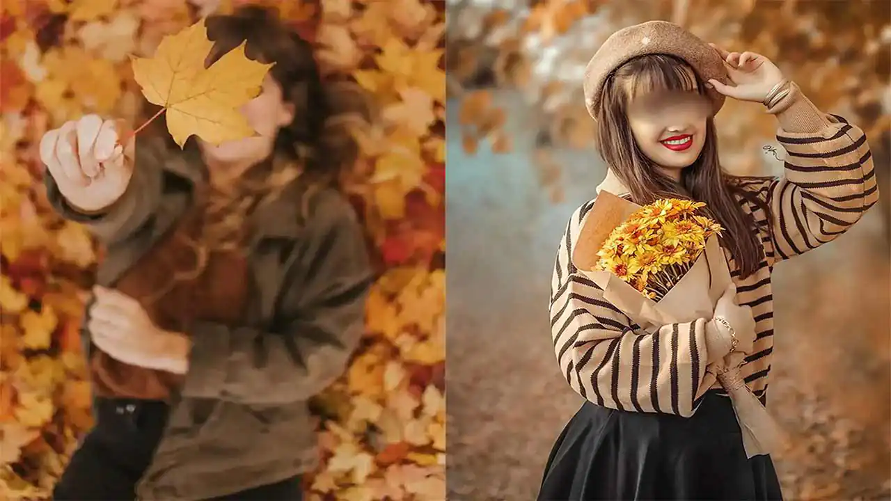 مدل عکس پاییزی با مدل های زیبا باکلاس و دلنشین در فصل رنگ های منحصر به فرد