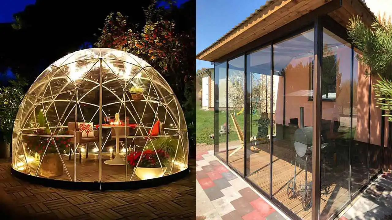 مدل آلاچیق شیشه ای + نوآوری جدیدی در معماری با طراحی آلاچیق شیشه ای