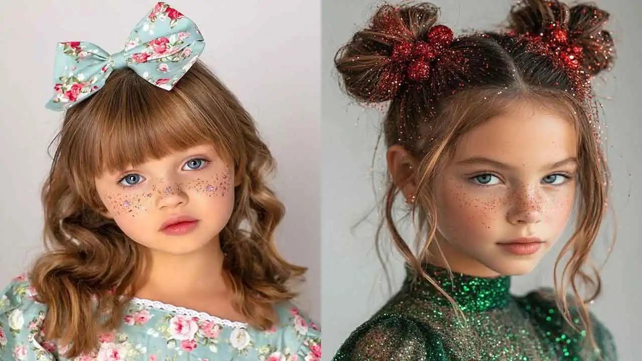 مدل آرایش بچه گانه دخترانه + آرایش ساده و جذاب برای دختر بچه های کوچک مناسب تولد و عروسی