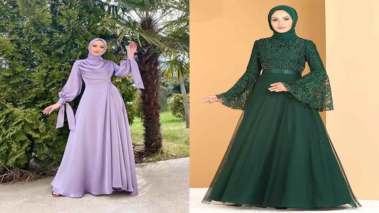 مدل حجاب برای روی لباس مجلسی + ایده های شیک و باکلاس برای استایل کردن خانم های محجبه در عروسی