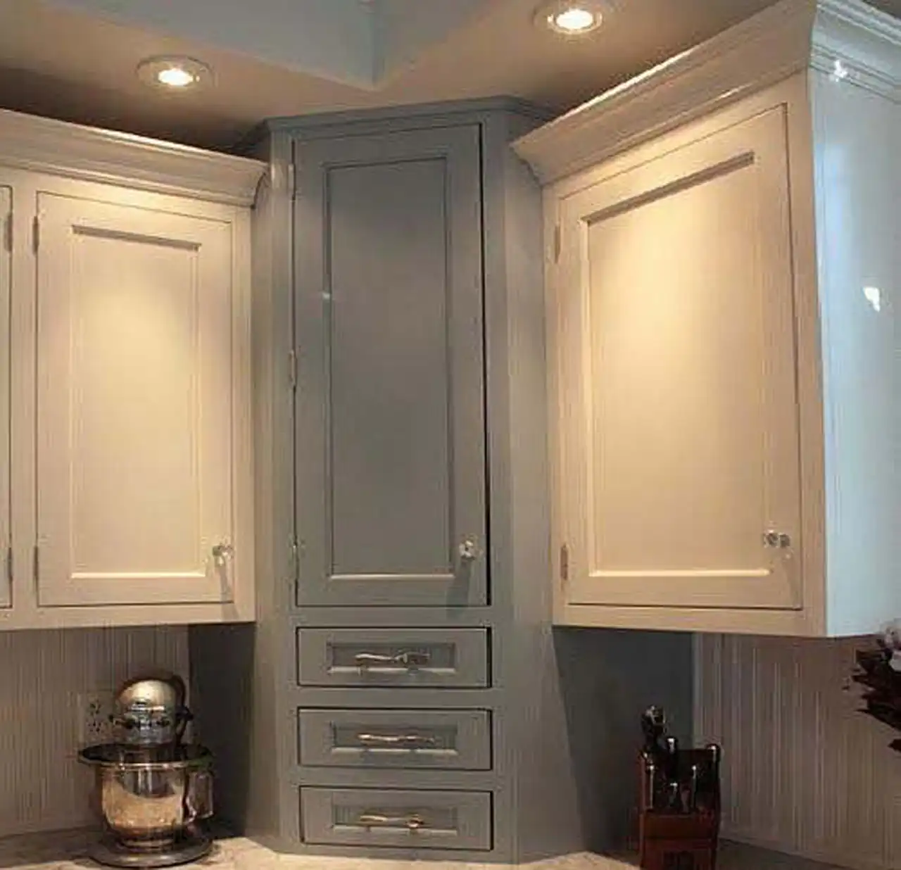 مدل کابینت سه گوش اشپزخانه هوشمندانه ترین استفاده از فضا با طرح های زیبا
