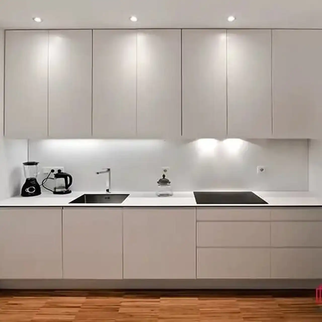 مدل کابینت سه متری + طراحی هوشمند برای فضاهای کوچک با زیبایی ظرافت و کارایی