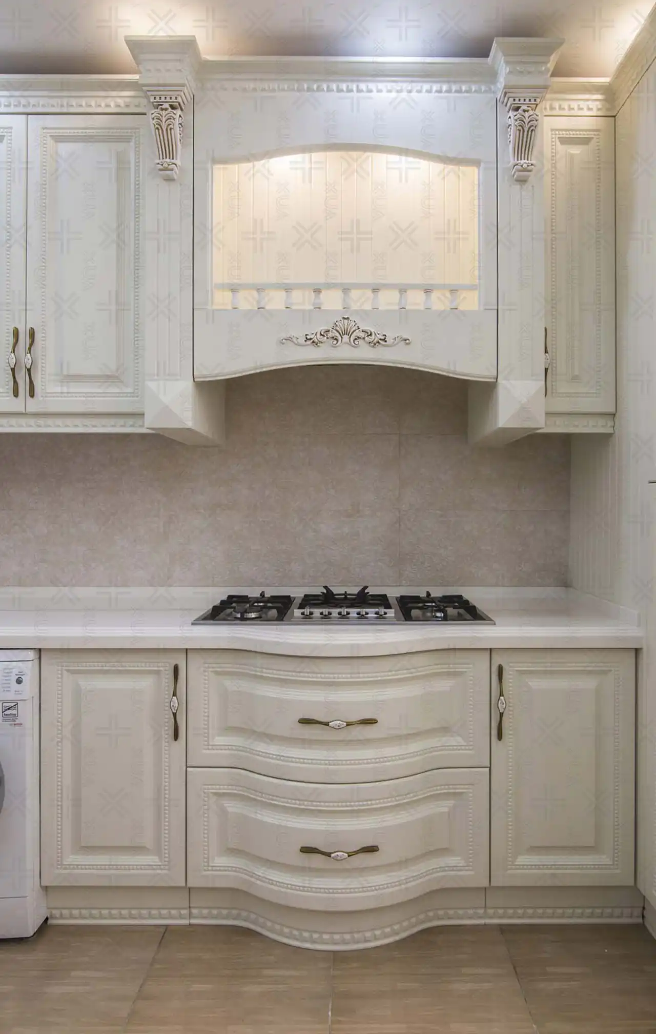 مدل کابینت سه متری + طراحی هوشمند برای فضاهای کوچک با زیبایی ظرافت و کارایی
