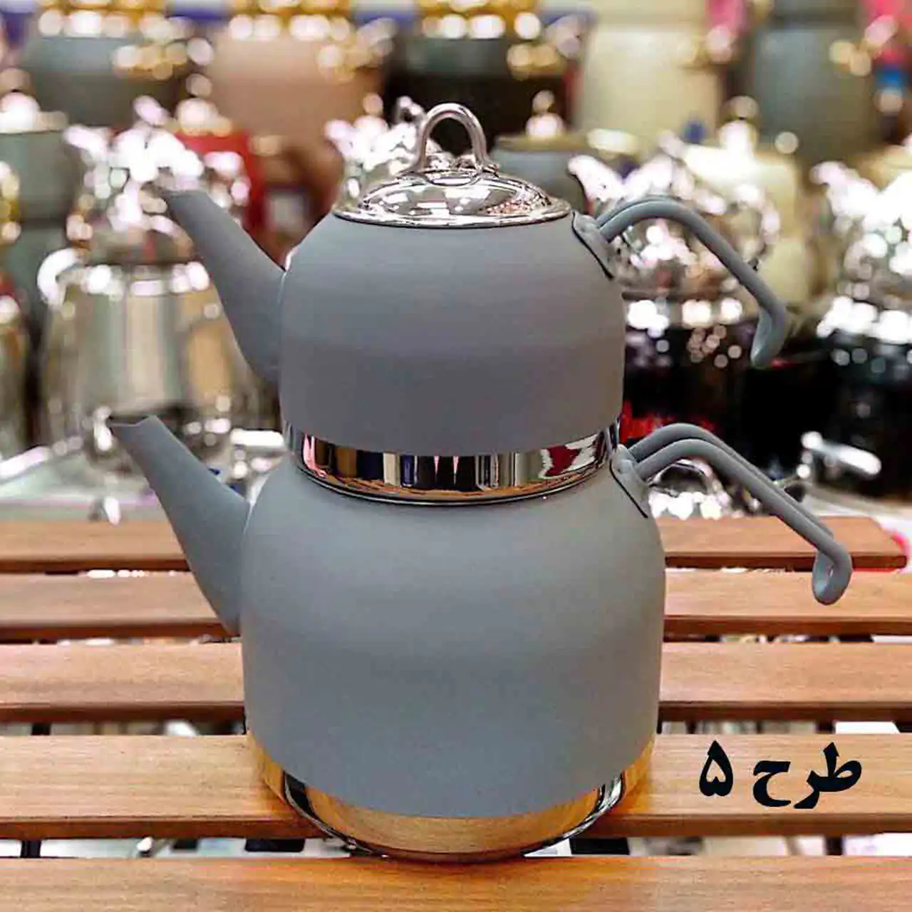 مدل کتری قوری سماوری برای زیبایی بخشیدن و تکمیل دکوراسیون آشپزخانه ای مدرن