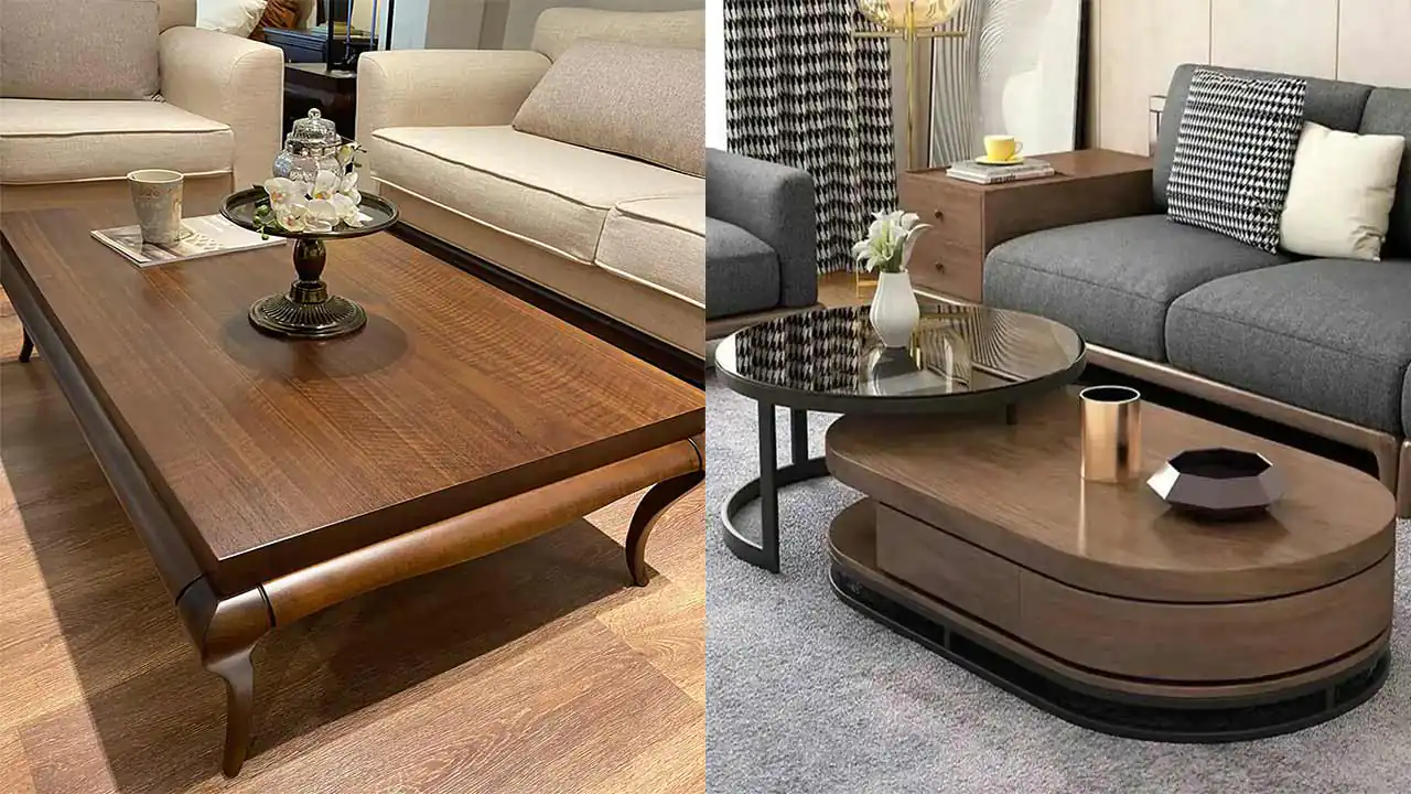مدل میز جلو مبلی جدید برای ارتقاء چشمگیر دکوراسیون پذیرایی و مدرن سازی خانه