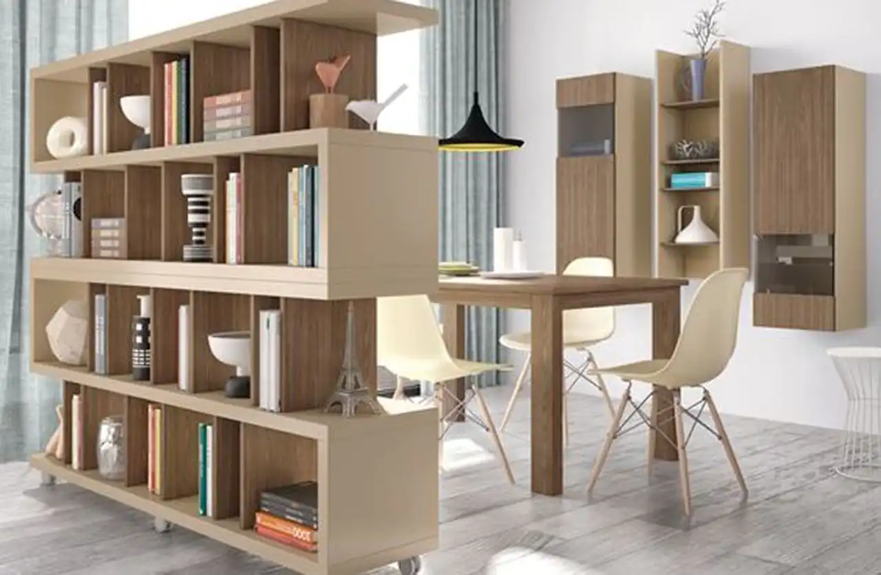 مدل پارتیشن کتابخانه ای برای نظم و زیبایی منزل شما برای دکوراسیون های مدرن 