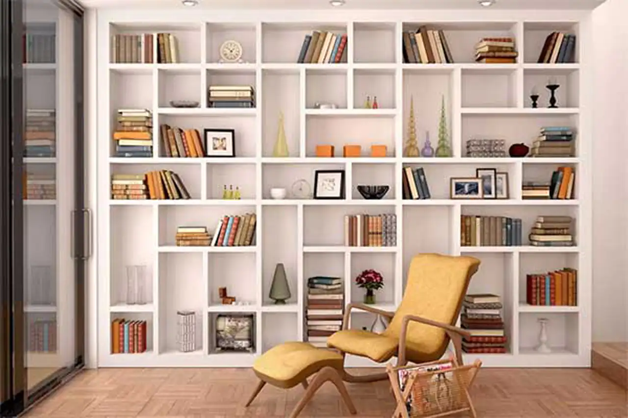مدل پارتیشن کتابخانه ای برای نظم و زیبایی منزل شما برای دکوراسیون های مدرن 