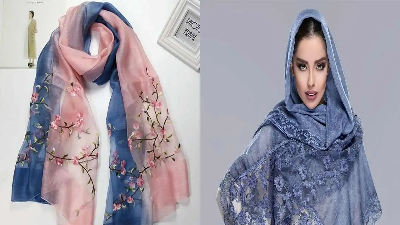 مدل شال شگفت انگیز با طرح های بی نظیر و رویایی برای بهترین استایل ها ترند