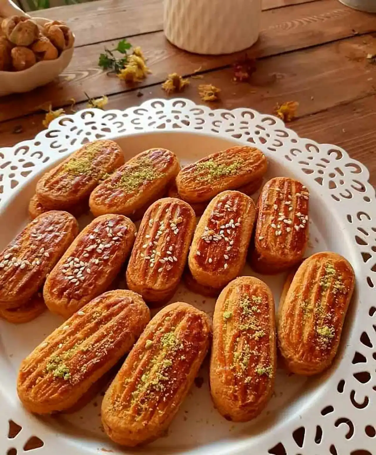 مدل شیرینی پادرازی با عطر و طعم اصیل قزوینی برای پذیراییهای گرم و صمیمی