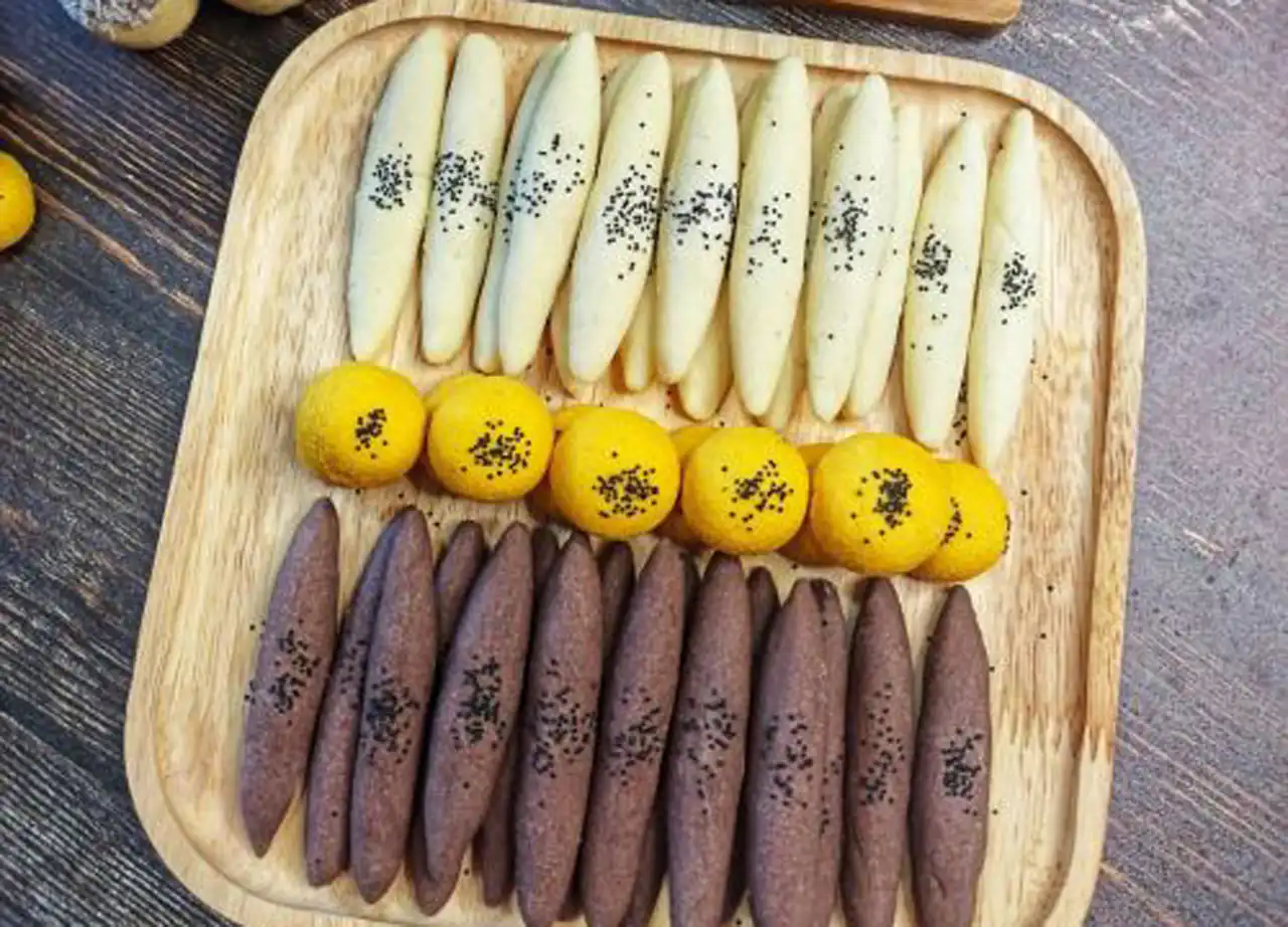 مدل شیرینی پادرازی با عطر و طعم اصیل قزوینی برای پذیراییهای گرم و صمیمی