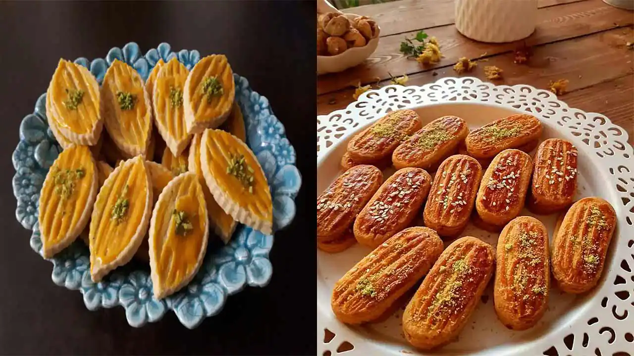 مدل شیرینی پادرازی با عطر و طعم اصیل قزوینی برای پذیراییهای گرم و صمیمی