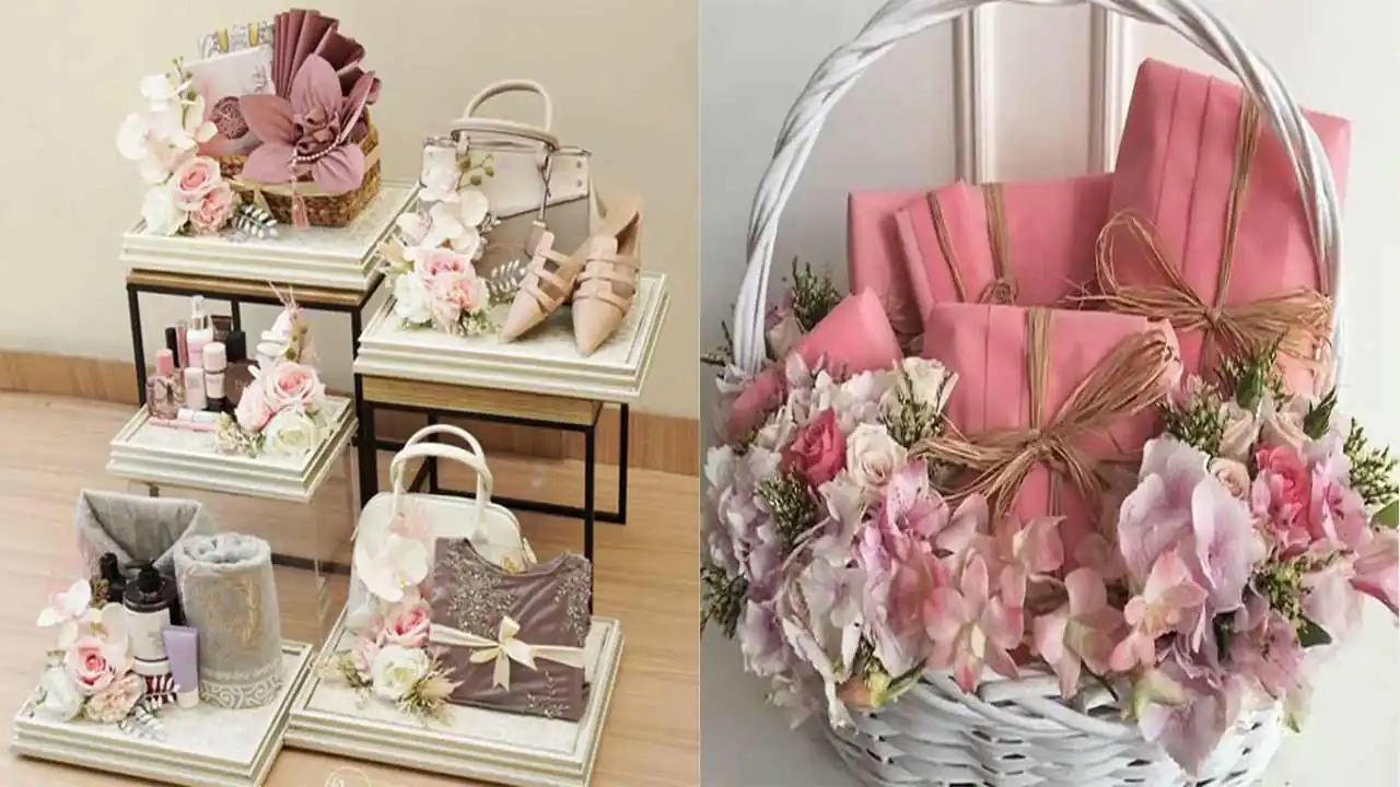 تزیین عیدی عروس با ایده های خلاقانه لاکچری و زیبا برای شروعی شیرین و پر از عشق
